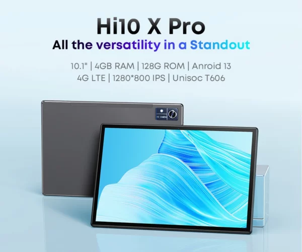 CHUWI-Tablette PC Hi10X Pro Android 13, 4 Go de RAM, 128 Go, Dean, 10.1 ", 4G Permanence, Widevine L1 Unisoc, T606, 2.4G, 5G Wifi, Batterie 7000mAh – Image 10