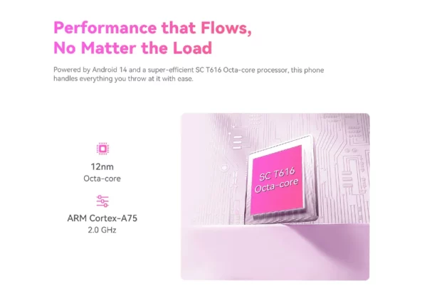 Cubot A30 Smartphone , Android 14, 4G, 16 Go, 6 Go + 10 Go de RAM, 128 Go de RAM, Dean 90Hz, écran 6.745 ", 5100mAh, caméra arrière 48MP, Face ID – Image 16
