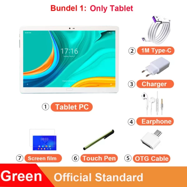 2025 nouveau Design 4G appel téléphonique 2 en 1 tablette clavier d'accueil tablette Android 10.5 "1920*1200 MT6797 10 cœurs 13MP + 5MP 7000mAH – Image 16