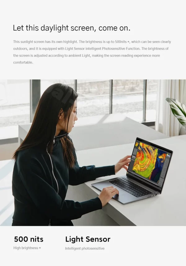 Xiaomi-Ordinateur portable Redmi PlePro 15, 2023 Ryzen R5, processeur 7640HS, 16 Go + 512 Go, AMD Radeon 760M, 3.2K, écran 120Hz, ordinateur portable 15.6" – Image 20