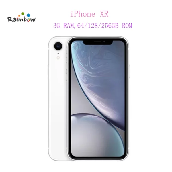 Apple-Smartphone iPhone Poly 6.1 ", Liquid Retina, écran entièrement LCD, 4G Lte, débloqué, original – Image 6