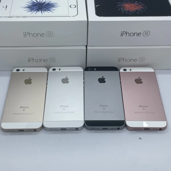 Apple iPhone SE – téléphone portable Original débloqué, double cœur, 2 go de RAM, 16/64 go de ROM, 4G LTE, puce d'identification tactile iOS, A9, 4.0 pouces, 12.0mp, SE – Image 3