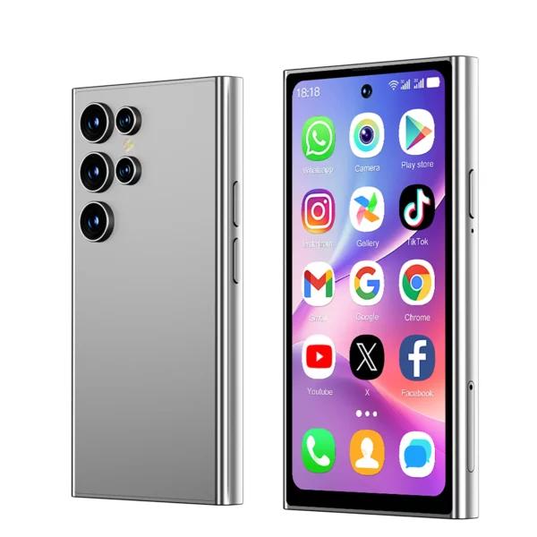 SERVO S27 Mini réseau 3G petit Smartphone 4.0 pouces affichage 2GB RAM 16GB ROM double SIM reconnaissance faciale Android petits téléphones intelligents – Image 9