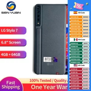 Téléphone portable d'origine LG Stylo7 4G LTE 6,8" 4 Go de RAM 64 Go de ROM 20MP Octa-Core Android LG Stylo 7 K735MM Téléphone Portable