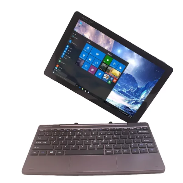 Dean-Tablette Windows 10 64bit Z8350 4 cœurs, 10.1 en effet, 2 Go DDR 32 Go, USB 3.0, appareil photo pour touristes avec poignées, clavier amovible – Image 14