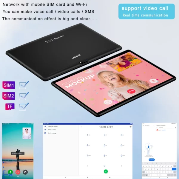 Tablette PC Android 11, écran HD 10.1 pouces, Google, 4 Go + 64 Go, 5000 mAh ,3G, Touriste, EpiWiFi, Version globale, Original Pad, 2025 – Image 17