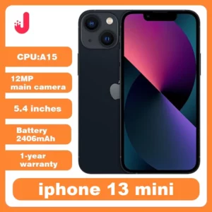 Apple débloqué iPhone 13 Mini 5.4 '4GB RAM 128GB/256GB stockage OLEDScreen Face ID NFC A15 puce bionique 5G Original IOS téléphone portable