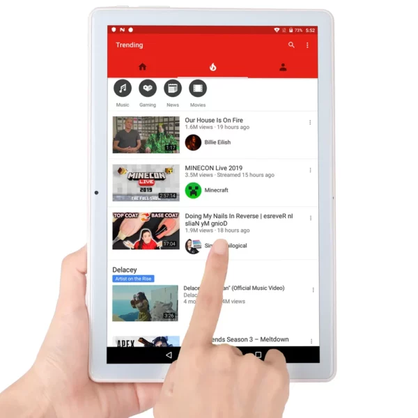 Tablette PC Android 11, écran HD 10.1 pouces, Google, 4 Go + 64 Go, 5000 mAh ,3G, Touriste, EpiWiFi, Version globale, Original Pad, 2025 – Image 8