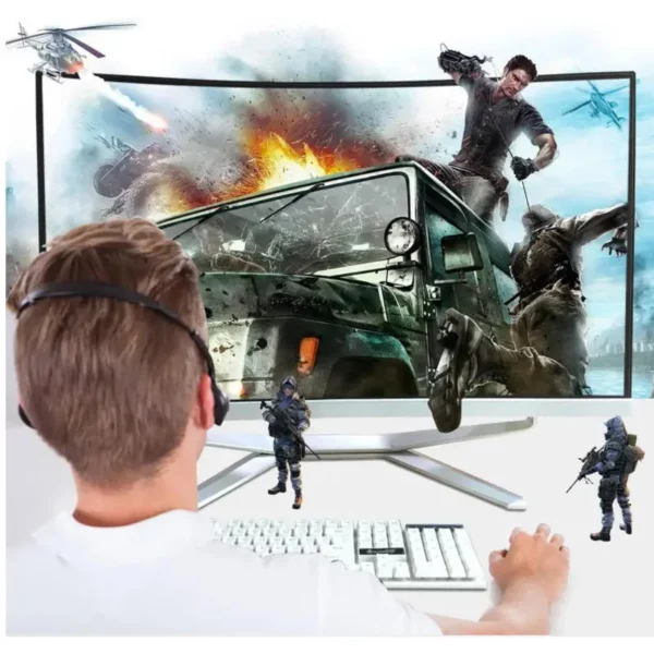 AOTESIER ​   PC tout-en-un 24 pouces tout-en-un ordinateur de marque OEM i3 i5 i7CPU monobloc ordinateur de bureau de jeu gamer mini pc – Image 5
