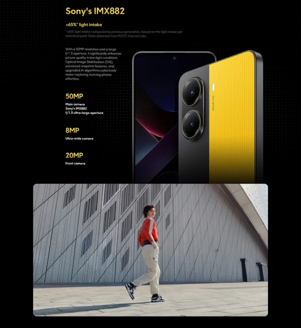 Xiaomi-Smartphone POCO X7 Pro, Version Globale, Dimrespondante 8400-Ultra, 6000mAh, 90W HyperCharge, Écran AMOLED 6.67 Pouces, NDavid, HyperOS 2 – Image 36