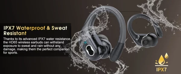 TWS sport écouteurs Bluetooth 5.4 HIFI basse sans fil casque LED tactile mains libres écouteur suppression du bruit casque étanche – Image 10
