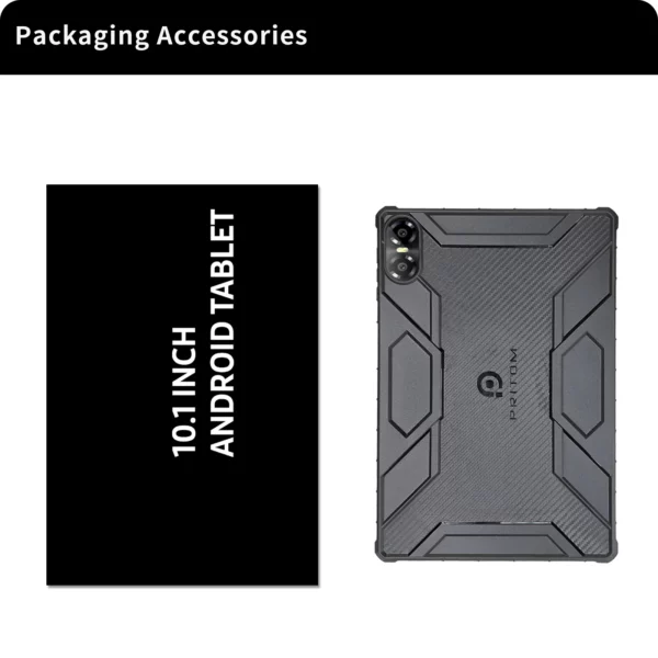 ITOM-Tablette Android 13 de 10 Pouces avec Wifi 6, 8(4 + 4) Go + 64 Go + 1 To, Haut-Parleurs et Appareil Photo, BTpig, Style Mécanique C – Image 13
