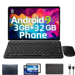 Tablette PC avec appels téléphoniques 4G, 10.1 pouces, 3 go de RAM, 32 go de ROM, T4-129L, Android 9.0, MTK8765, Quad Core, 64 bits, 1280x800 pixels, double caméra