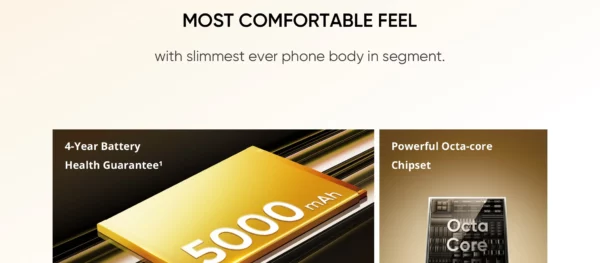 realme-Smartphone C61, Batterie 5000mAh, Charge SUPERVOOC 15W, Caméra AI 50MP, Affichage 90Hz, Moteur AI IP54, 256 Go, NDavid, Première mondiale – Image 13