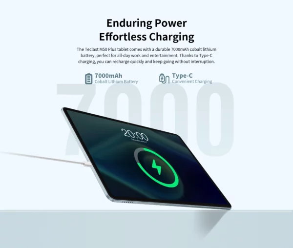 Teclast M50 Plus tablette 10.1 "écran 6GB 128GB Helio G85 8 cœurs 7000mAh batterie Android 14 double SIM GPS onglet Version mondiale – Image 20