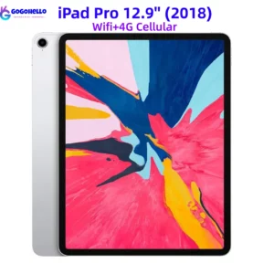 Apple iPad Pro d'origine 12.9 ''(2018) débloqué iPad 3e génération Wifi + 4G cellulaire 64/256GB ROM 4GB RAM Face ID IPS LCD 95% nouvelle tablette