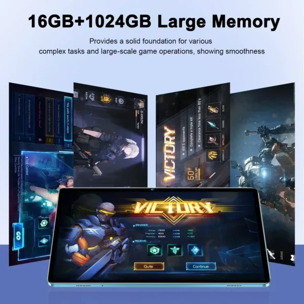 Tablette Pad 8 Pro originale, 10.1 pouces, Android 13, Snapdragon 8gen2, Global, 16 go + 1024 go, 10000mah, 5G, double SIM, WIFI, HD, plein écran – Image 4