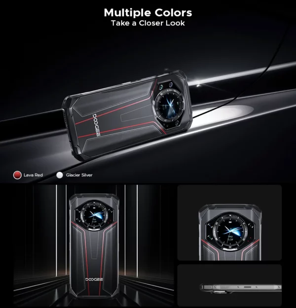 Doogee-Téléphone robuste S119, écran IPS FHD + 6.72 ", 8 Go, 512 Go, caméra principale AI 100MP, batterie 10200mAh, 33W, Android 14, NDavid, première mondiale – Image 15