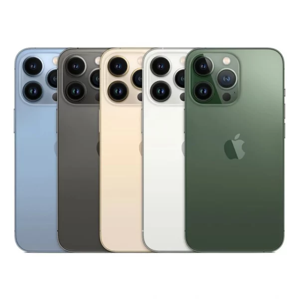 Apple-iPhone 13 Pro Téléphone portable 5G débloqué, original, 128 Go, 256 Go, ROM 6 Go de RAM 6.1 "Super Retina OLED, A15 IOS, Face ID, NFC – Image 2