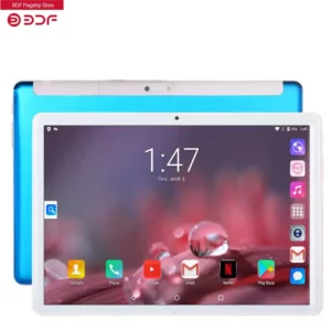 Nouveau 10.1 pouces tablette 4G WiFi double SIM 4GB 64GB tablette Android 10.1 pouces 2MP + 5.0MP Version mondiale tablette PC