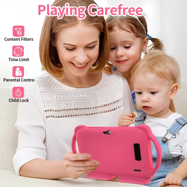 2025 nouveau 7 pouces 5G WIFI tablette pour enfants 4GB RAM 64GB ROM Mini tablette Portable Quad Core double caméra 4000mAh Android 13 – Image 6