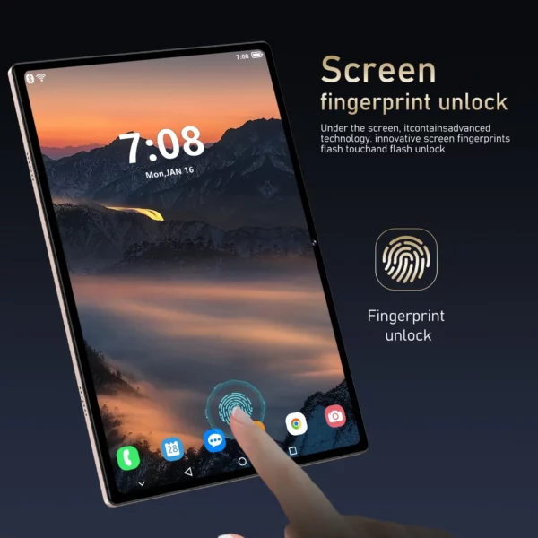 Tablette originale Pad 9 Pro, 10.1 pouces, Android 13, Global Snapdragon870, 10 cœurs, 16 go + 1024 go, 10000mah, 5G, double SIM, WIFI HD, plein écran – Image 23
