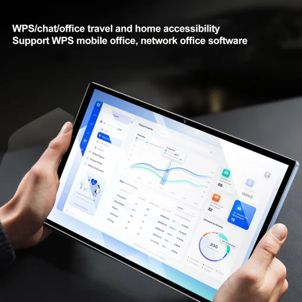 Tablette PC Android 12 de 14 Pouces, Version Globale, 8 Go de RAM, 512 Go de ROM, Doyen, 4G, Permanence, Touriste, Epi5 G, Wifi, GPS, 10000mAh, Nouveauté – Image 4