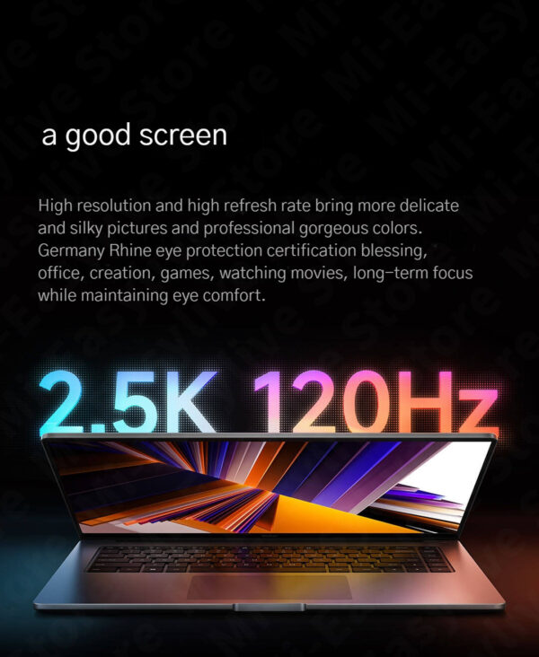 Xiaomi Redmi Ple16 ordinateur portable 2024 Intel Core i5-13500H 16 Go DDR5 + 1 To/512G SSD i5-12450H 16 pouces Notebook Fingerprint Anderson PC – Image 19