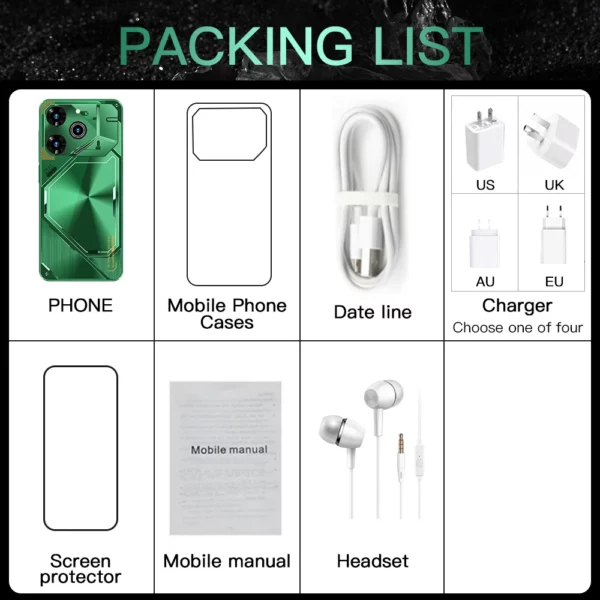 FUFFI-Pova 6 Pro, téléphone intelligent Android, 5.0 pouces, 3 + 32 go de ROM, double SIM, 3500 mAh, téléphones portables, double SIM, réseau 4G, téléphones portables – Image 23