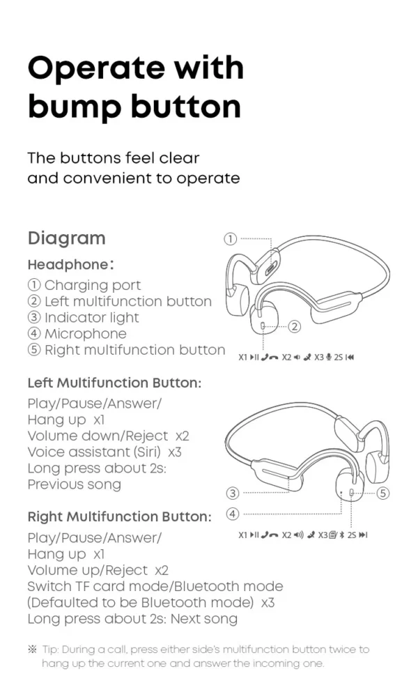 Xiaomi Mijia – écouteurs à Conduction osseuse, Bluetooth, micro sans fil, étanche IP68, lecteur MP3, Hifi, pour natation, 32 go – Image 25