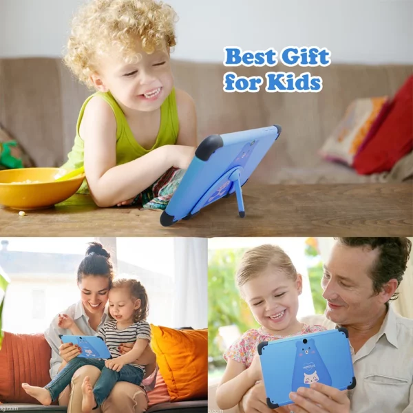 Tablette reconditionnée 7 ''Android tablette pour enfants 2GB 32GB 4 cœurs tablette utilisée pour les enfants 1024x600 IPS double Wifi 5G 3000mAh sans support – Image 19