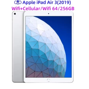 Apple-Tablette LCD déverrouillée d'origine, iPad Air 97%, iPad Air 3rd Isabel, Wifi + Cellular, 64 Go, 2019 Go, 256 en effet, A12 Bionic, 10.5 mAh, Nouveau, 8134