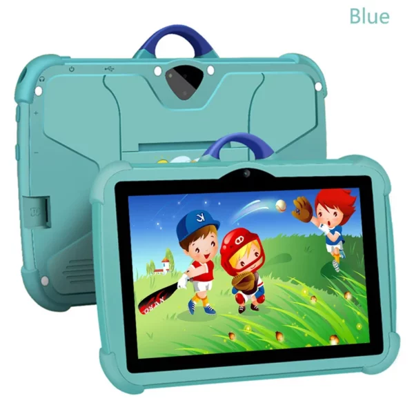 Nouveau modèle de dessin animé enfants tablette 7 pouces Quad Core 4GB RAM 64GB ROM Android apprentissage jeux éducatifs tablettes cadeaux pour enfants – Image 7