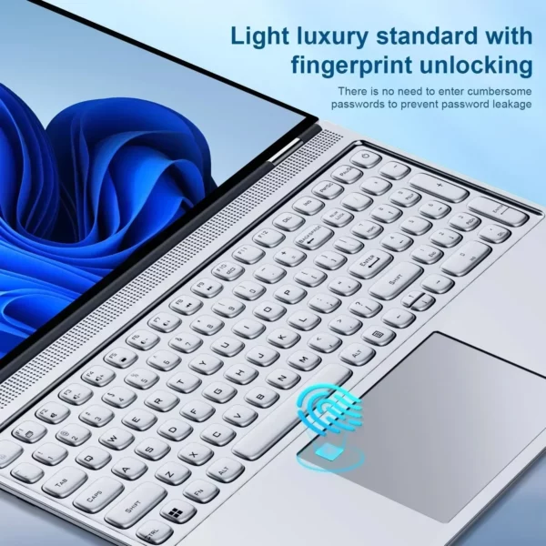 16 "ordinateur portable de bureau de jeu Powerhouse 2560x1600 16 Go de RAM Intel N5095/N95 CPU Windows 11 Pro ordinateur portable léger haute performance – Image 5