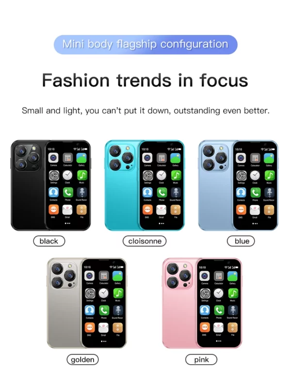 SERVO-Mini Smartphone 16SE, 16 Go, Android 9.0, Wifi, Touristes, EpiStandby Play, PR3 G, WCDMA, Petit Téléphone Portable Intelligent de 3.0 Pouces, Nouvelle Version – Image 35
