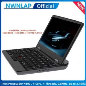 7 pouces Mini ordinateur Portable Intel N100 ordinateur Portable écran tactile Netbook Windows 11 Mini PC Micro ordinateur Bluetooth 4.2 16GB 1TB