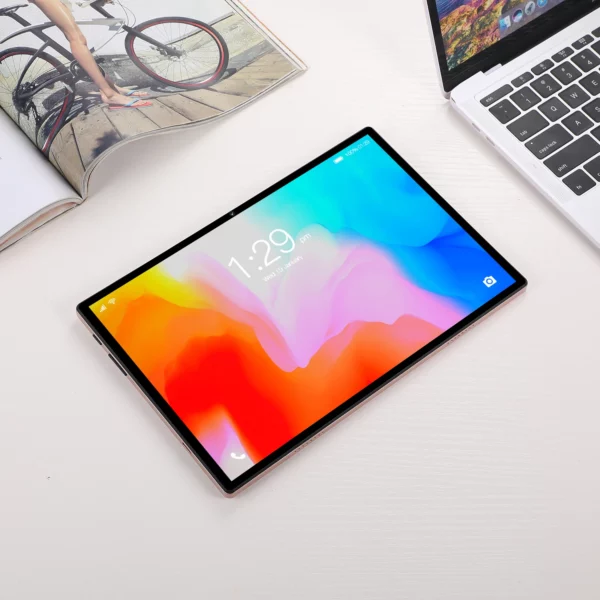 Nouveau Tablette Pc 10.1 pouces, 4 go de RAM, 64 ROM, prend en charge les appels vidéo, double caméra, Google Octa core, Android 11.0, batterie 5000mAh – Image 14