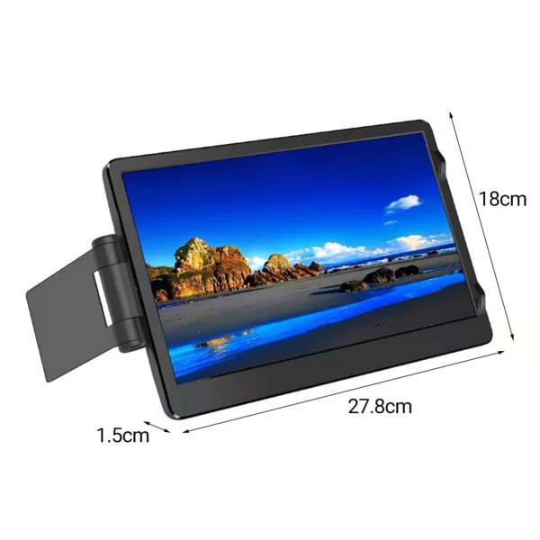 Moniteur de jeu d'écran d'extension d'ordinateur Portable EM116 de 11.6 pouces moniteur d'affichage d'ordinateur USB-C Portable pour les jeux d'ordinateur Portable – Image 10
