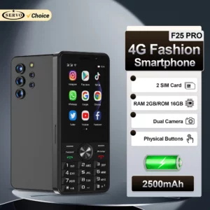 SERVO F25 PRO 4G LTE bouton Smartphone système Android lecture magasin Radio FM 2GB + 16GB WiFi 3.5 "écran tactile téléphones intelligents double SIM