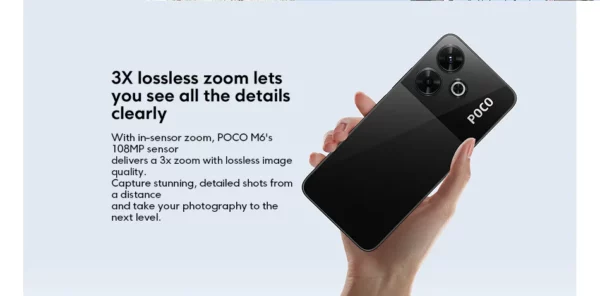 POCO M6 Smartphone Version mondiale Helio G91 Ultra 108MP caméra principale de qualité professionnelle 33W charge rapide batterie 5030mAh – Image 20
