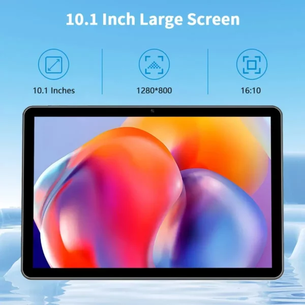 ITOM-Tablette Android 13 de 10 Pouces avec Wifi 6, 8(4 + 4) Go + 64 Go + 1 To, Haut-Parleurs et Appareil Photo, BTpig, Style Mécanique C – Image 3
