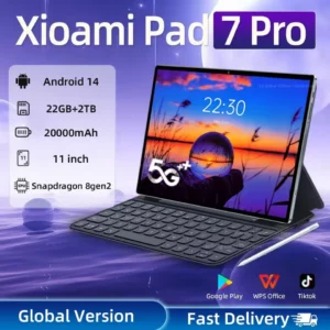 2025 nouveau Original MI Pad 7 Pro tablette 11 pouces Snapdrago 8gen2 HD 4K Android 14 22GB 2TB 20000mAh 5G double SIM WiFi GPS tablette PC