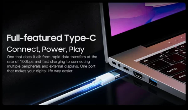 Blackview Acebook 8 ordinateur portable 15.6 ''Win 11 12e génération processeur Intel Core N97 16 Go DDR4 512 Go SSD 5000 mAh batterie avec Charge 36 W – Image 30