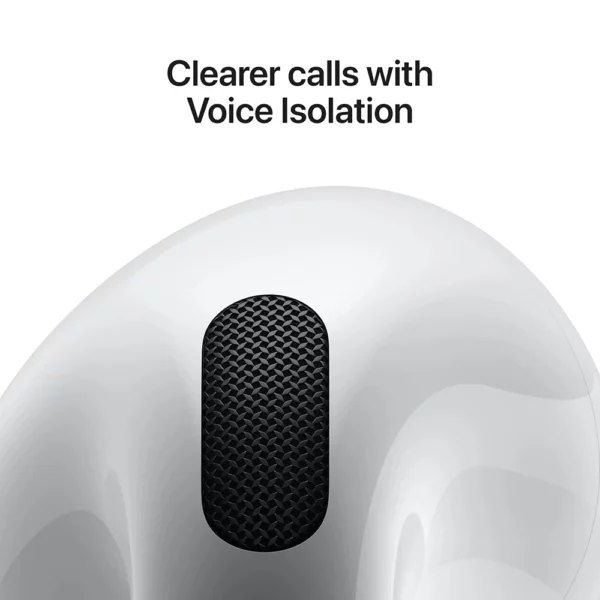 Écouteurs sans fil Apple AirPods 4, avec suppression active du bruit, Bluetooth 5.3, audio spatial personnalisé, puce H2 – Image 9