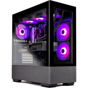 Skytech Azure PC de bureau pour jeu – Intel Core i7 12700F 2,1 GHz, NVIDIA RTX 4070 Ti, SSD NVME 1 To, RAM DDR4 16 Go 3200, 750 W Or