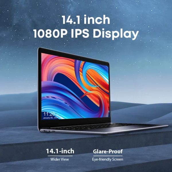 CHUWI-Ordinateur portable HeroPlePro, 8 Go de RAM, 256 Go SSD, Intel Celeron N4020, touriste Core, écran IPS 14.1 ", Windows 11 – Image 3