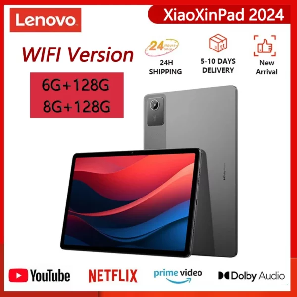Lenovo Xiaoxin Pad 2024 11 pouces Qualcomm Snapdragon 685 8 + 128G /6 + 128 gris violet micrologiciel mondial GPS WIFI 7040mAh Android