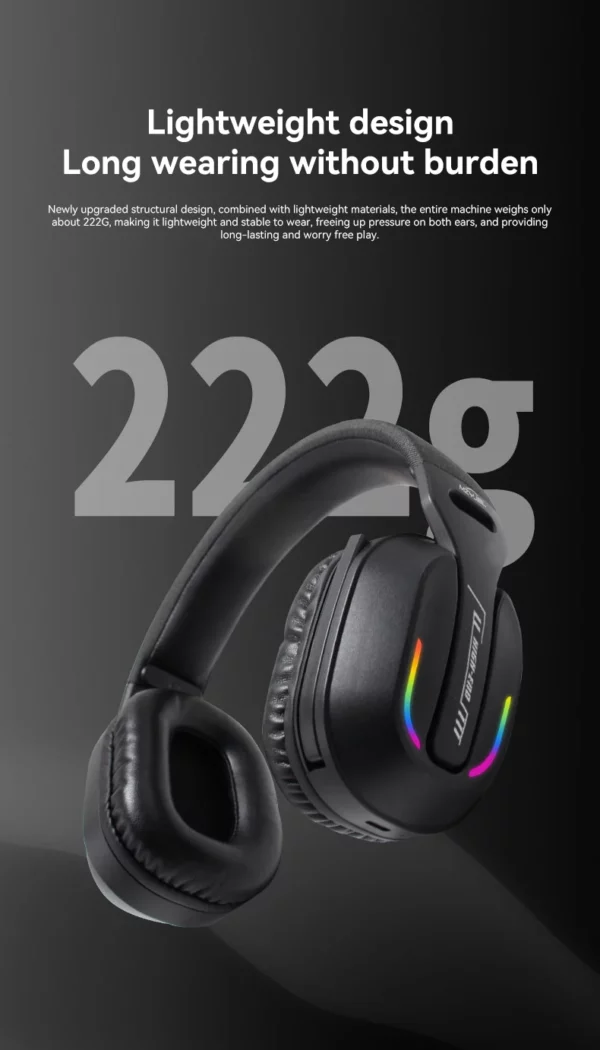 MZYJBL Bluetooth casque GT100 ENC suppression du bruit 2.4G casque sans fil sur l'oreille 5.4 écouteur étanche sport écouteurs – Image 13