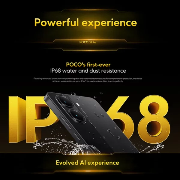 Xiaomi-Smartphone POCO X7 Pro, Version Globale, Dimrespondante 8400-Ultra, 6000mAh, 90W HyperCharge, Écran AMOLED 6.67 Pouces, NDavid, HyperOS 2 – Image 3