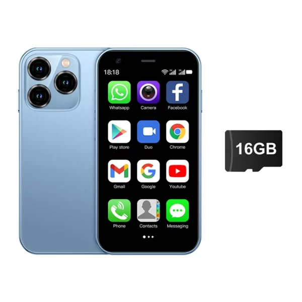 SERVO Mini Smartphone 3 "écran HD système Android 2GB RAM 16GB ROM Play Store 3G WCDMA cellulaire Super petits téléphones mobiles bon marché – Image 8